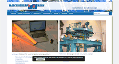 Desktop Screenshot of maschinenbau-hahn.de